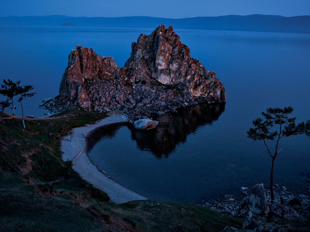 LAGO BAIKAL, SIBERIA.