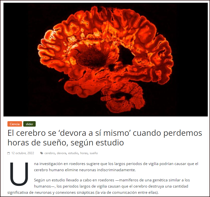  No dormir bien tiene consecuencias fatales para nuestra salud