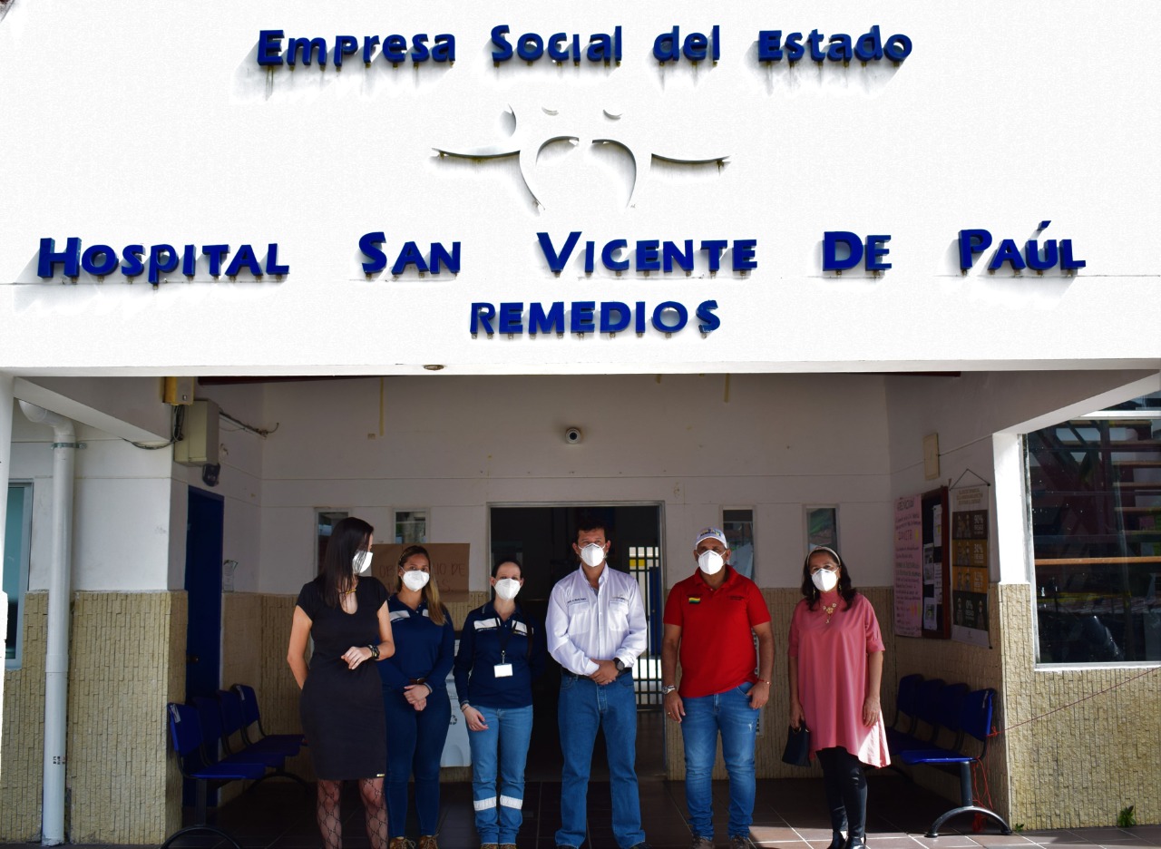 GRAN COLOMBIA GOLD RENOV&Oacute; HOSPITAL DE REMEDIOS EN ANTIOQUIA. 