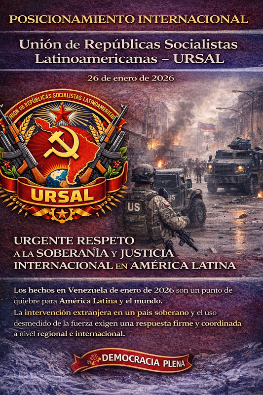 La historia nos volvi&oacute; a demostrar que el imperialismo es capaz de perpetuarse con guerra, URSAL