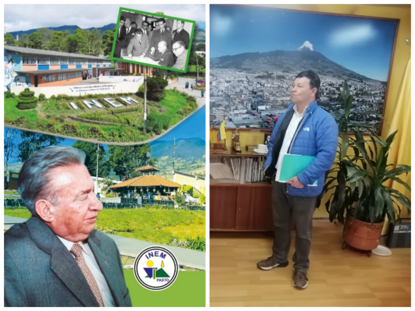 Homenaje escult&oacute;rico al pap&aacute; de los INEM. 