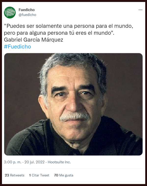  Solo una persona (GGM)