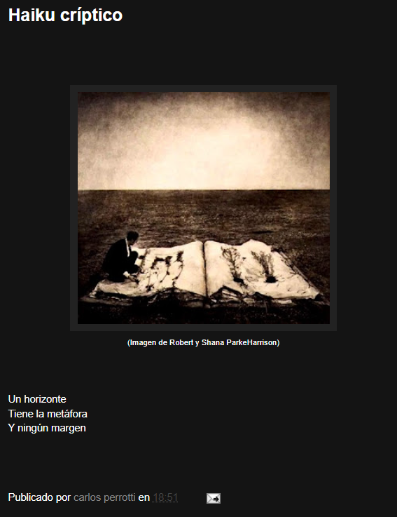  El horizonte y su margen, por Perrotti