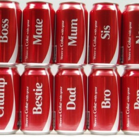 cocacola quitara nombres de personas en sus etiquetas 
