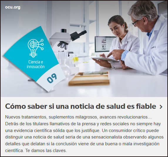&iquest;Quieres saber si una noticia de salud es fiable?