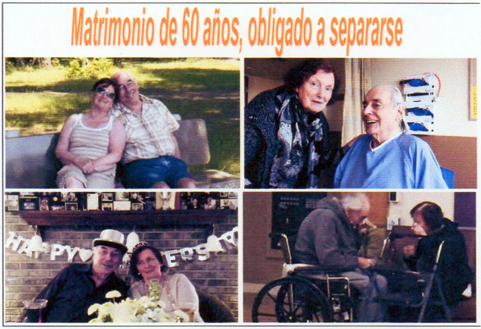 Una pareja es obligada a estar separada despu&eacute;s de 62 a&ntilde;os de matrimonio