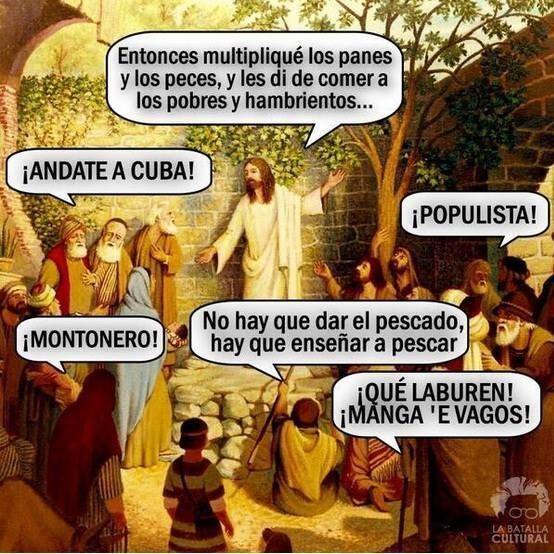 Jes&uacute;s el populista (humor)