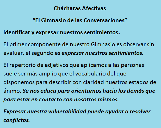Ch&aacute;charas Afectivas