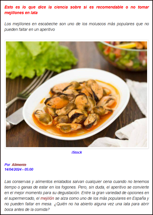  Mejillones en lata: &iquest;Son saludables?