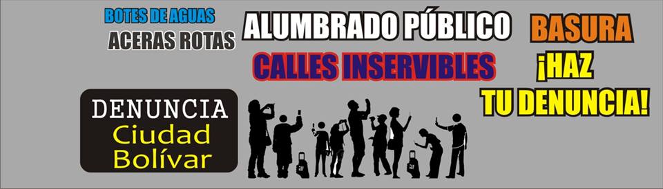 DENUNCIA CIUDADANA CIUDAD BOL&Iacute;VAR