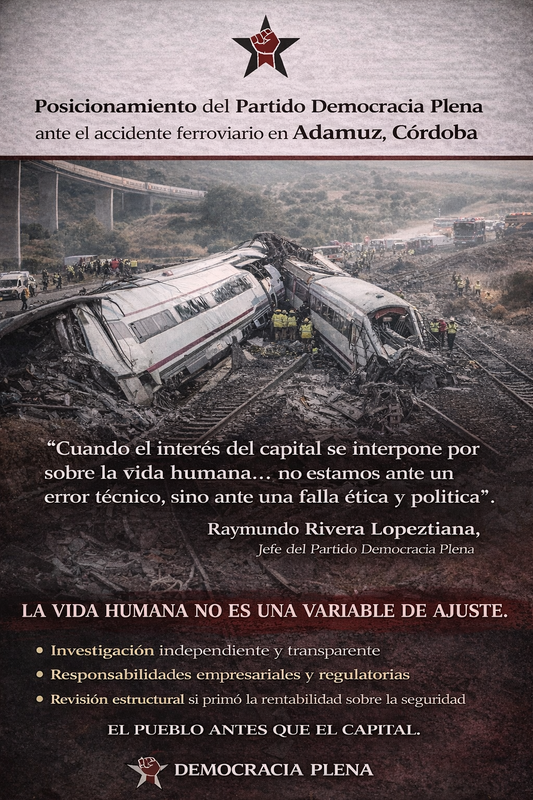 Alarmante iryo se haya limitado a remarcar sus trenes son nuevos tras descarrilamiento en Adamuz