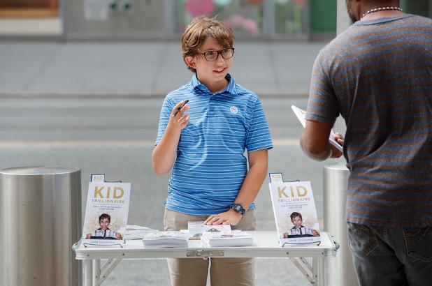 Este ni&ntilde;o estadounidense se propone ser trillonario