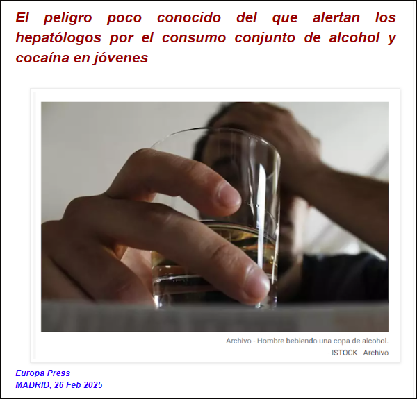 Los atracones de alcohol y drogas empieza a pasar factura a los j&oacute;venes