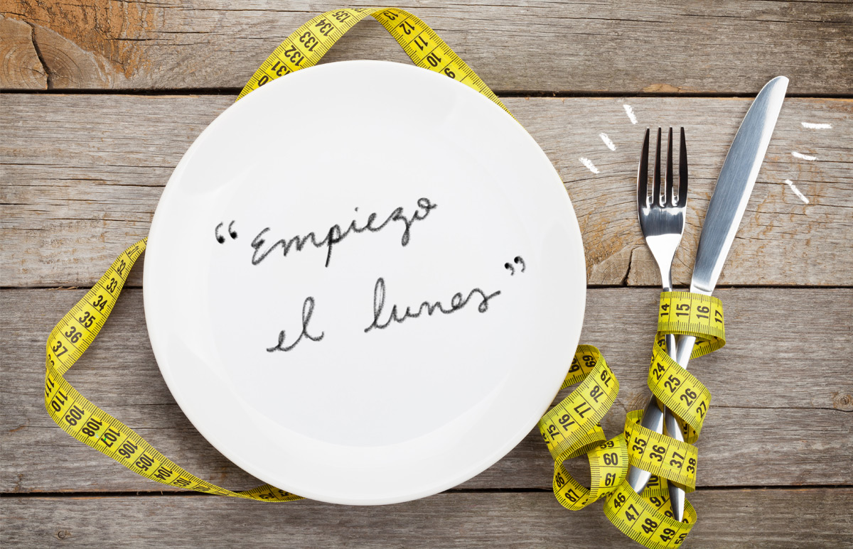 De acuerdo a especialista, estos son los errores t&iacute;picos del dichoso: el lunes inicio la dieta