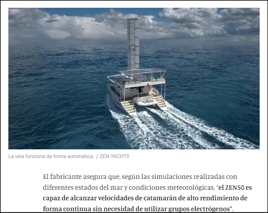  As&iacute; es el yate de lujo con vela autom&aacute;tica y cero emisiones que se fabrica en Espa&ntilde;a