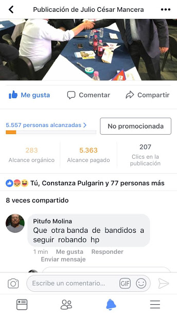 Amenazas de muerte, injurias, groser&iacute;as son el pan de cada d&iacute;a de los candidatos en sus redes social