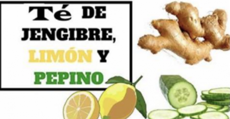 Desinflama en el abdomen y reduce el peso en 11 d&iacute;as con lim&oacute;n, pepino y jengibre