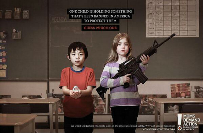 Huevos Kinder prohibidos, armas no
