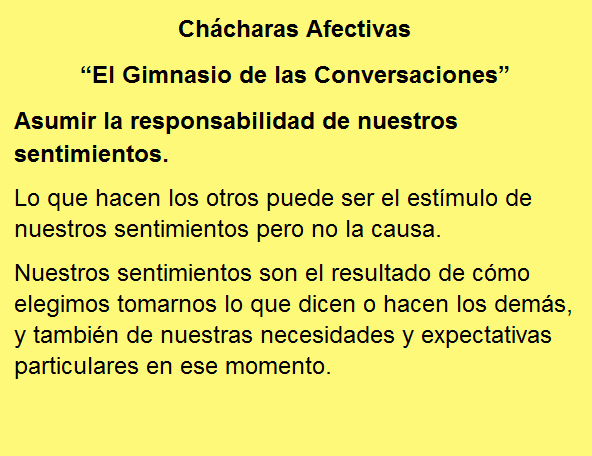 Ch&aacute;charas Afectivas