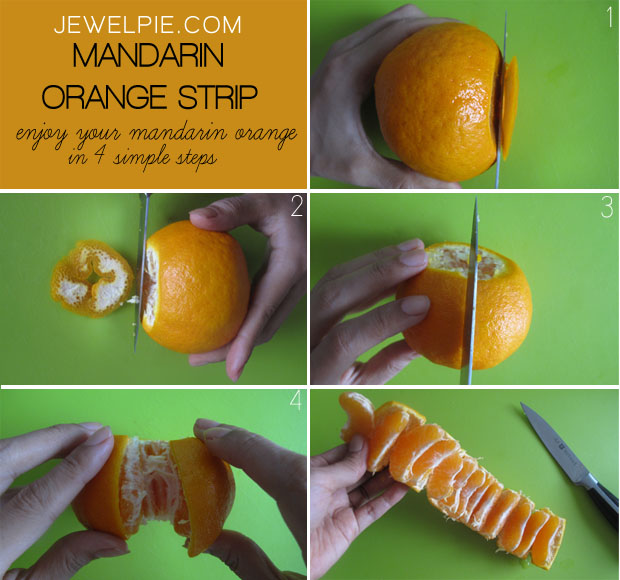 C&oacute;mo pelar una mandarina