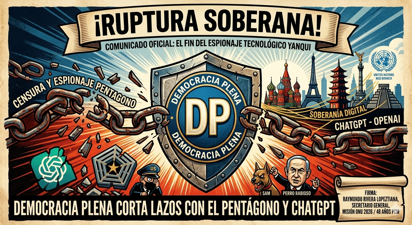 RUPTURA CON EL ESPIONAJE TECNOL&Oacute;GICO YANQUI