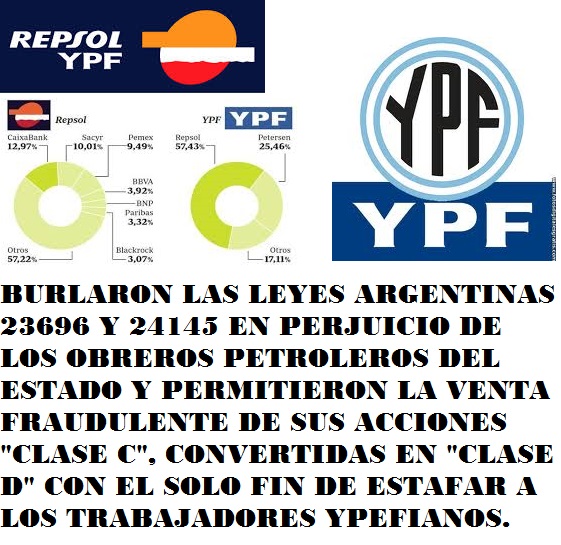 Ley 27133 - YPEFIANOS creen que fueron enga&ntilde;ados nuevamente.