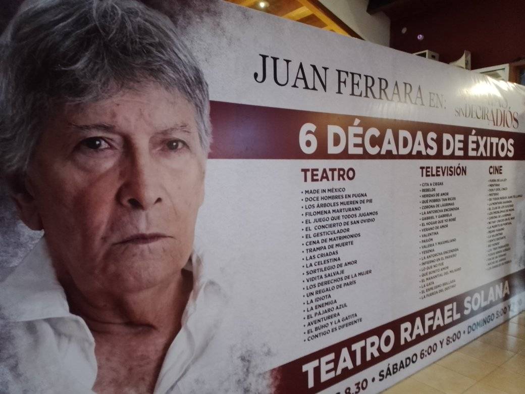 No te vayas sin decir adi&oacute;s, teatro Rafael Solana. Coyoacan.