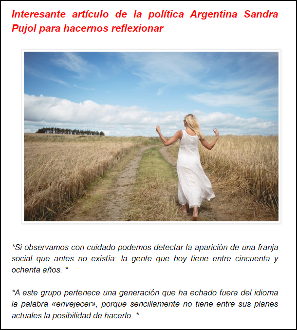  Envejecer: &iquest;Eso qu&eacute; es?