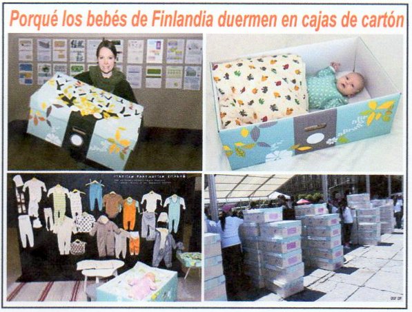  Por qu&eacute; los beb&eacute;s de Finlandia duermen en cajas de cart&oacute;n