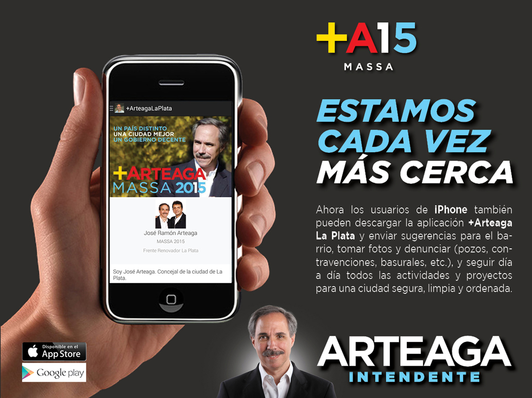Ahora, la aplicaci&oacute;n de Arteaga tambi&eacute;n est&aacute; disponible para Iphone, Ipad y Ipod