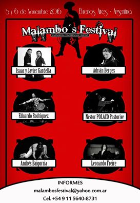  MALAMBO&acute;S FESTIVAL. EN BUENOS AIRES, 5 Y 6 DE NOVIEMBRE, CON LOS MAXIMOS REFERENTES DEL MALAMBO DE 