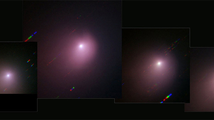 Las im&aacute;genes del choque de una sonda contra el cometa Tempel: