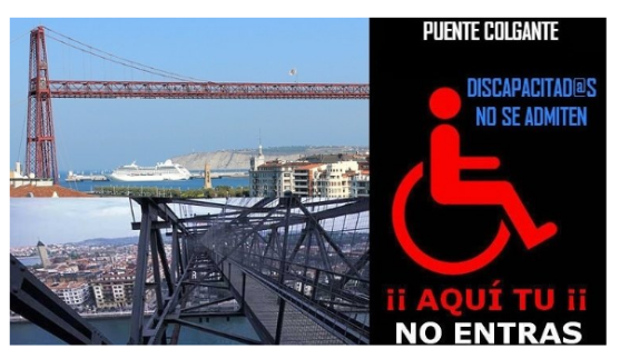 " CASI 6000 PERSONAS PIDEN QUE SE ACT&Uacute;E YA CONTRA EL PUENTE COLGANTE EN BIZKAIA "