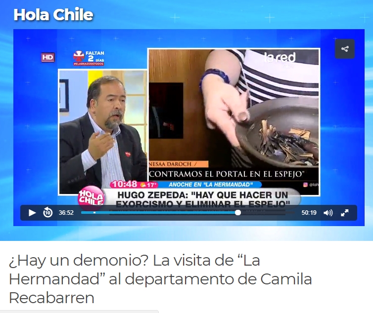 Ps&iacute;quico llam&oacute; "Falta de respeto" a Limpieza hecha por M&eacute;dium de Chilevisi&oacute;n a casa de Miss Chile
