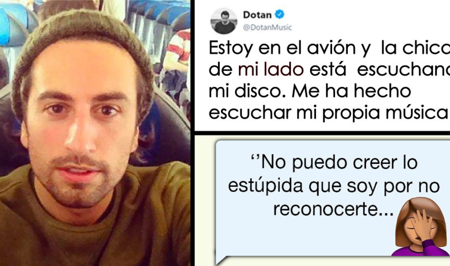 Fan no se dio cuenta que estuvo todo un vuelo junto a su &iacute;dolo hasta que este lo public&oacute; en Twitter