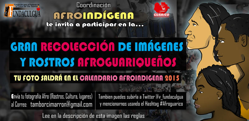 PARTICIPA EN LA GRAN RECOLECCI&Oacute;N DE IM&Aacute;GENES Y ROSTROS AFROGUARIQUE&Ntilde;OS