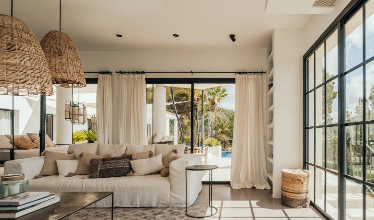 Tipos de sof&aacute;s para decoraciones de estilo ibicenco