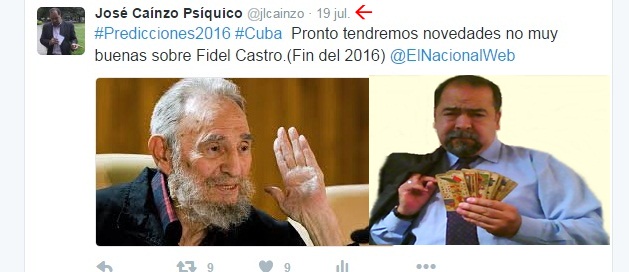 Ps&iacute;quico predice la muerte de l&iacute;der Cubano 5 meses antes