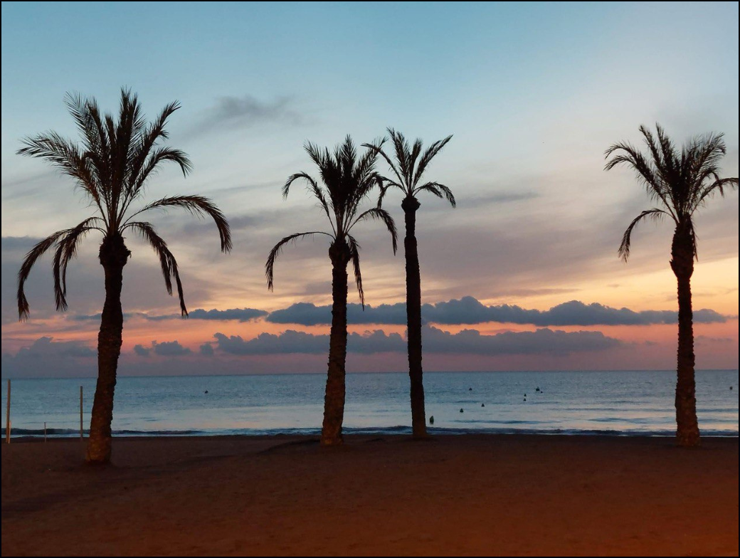 Amanecer en Playa San Juan, Alacant/Alicante