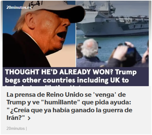 Critican a Trump desde el "Mirror"