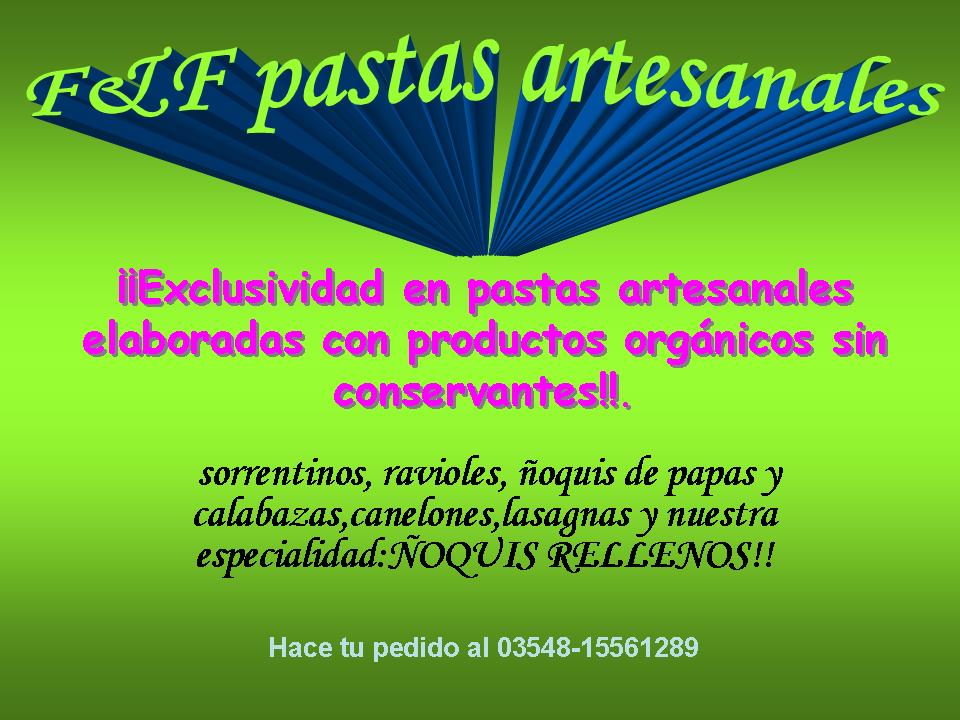 F&F pastas artesanales  (cocina casera)