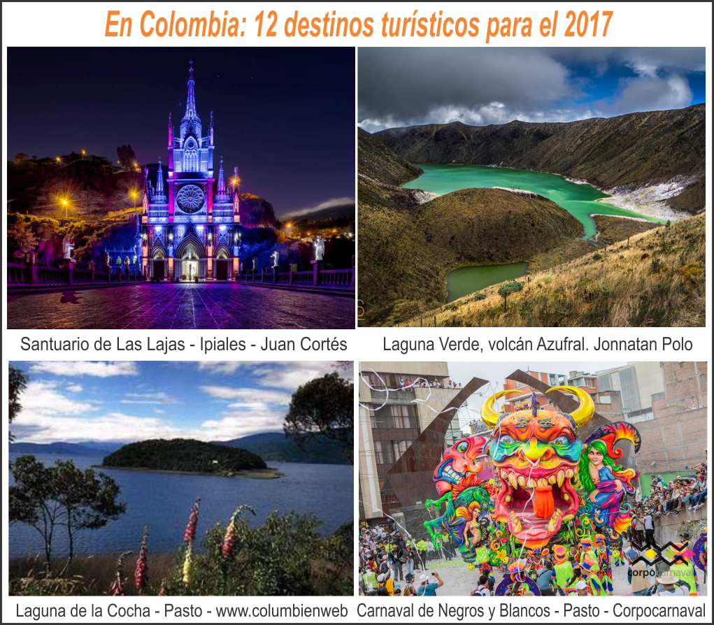 Estos son los destinos tur&iacute;sticos colombianos del 2017