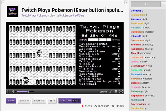 Una partida de Pok&eacute;mon atrae a miles de jugadores en Internet
