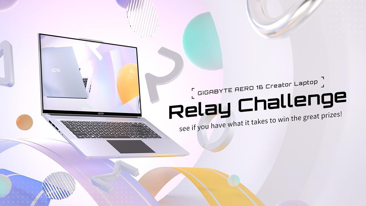 GIGABYTE organiza la campa&ntilde;a global "AERO 16 Relay Challenge" presentando laptops con alta precisi&oacute;n