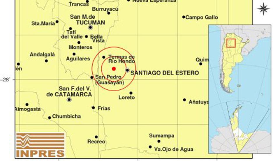 Un temblor alter&oacute; la tranquila noche de los santiague&ntilde;os