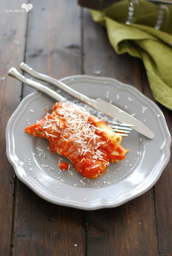 Receta del d&iacute;a: canelones de at&uacute;n y huevo