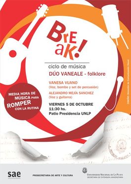 D&uacute;o de folklore en el Ciclo Break