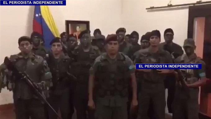 REBELI&Oacute;N MILITAR EN VENEZUELA