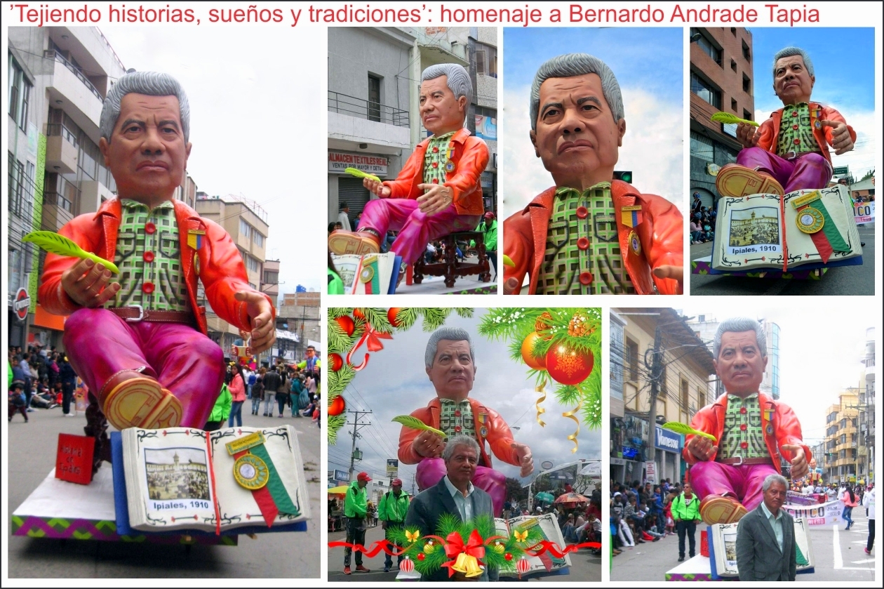     Tejiendo historias, sue&ntilde;os y tradiciones   , homenaje a Bernardo Andrade Tapia