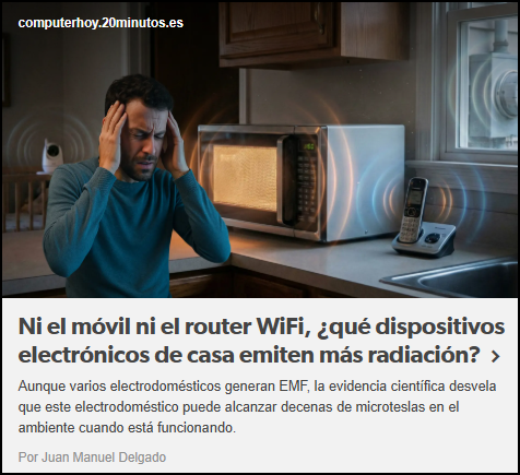  &iquest;Qu&eacute; dispositivos electr&oacute;nicos de casa emiten m&aacute;s radiaci&oacute;n?